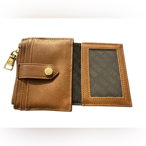 NWOT Steve Madden OS Mauve Cognac Wallet - Picture 3 of 3